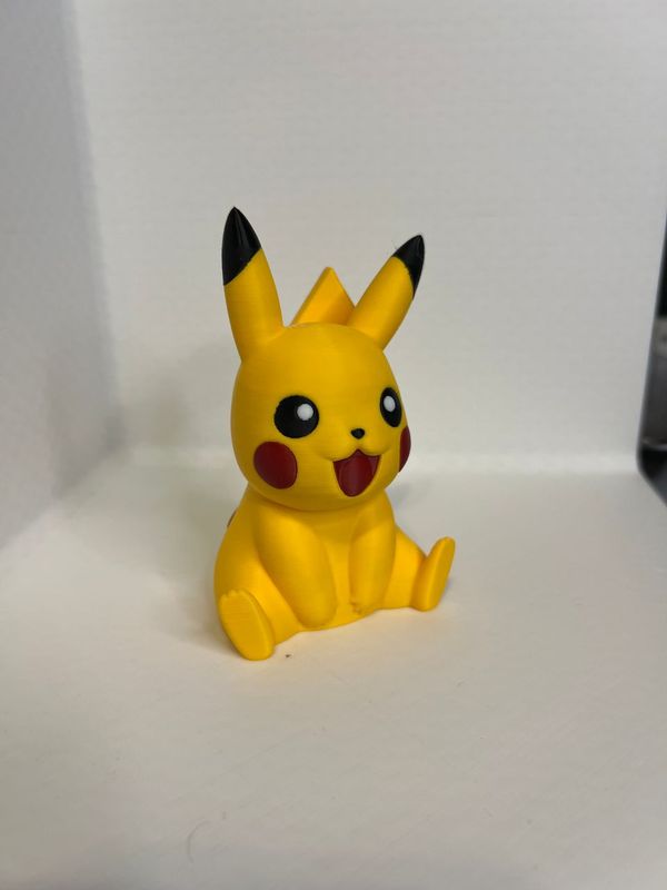 Full 5 Color Pikachu 3D Print!