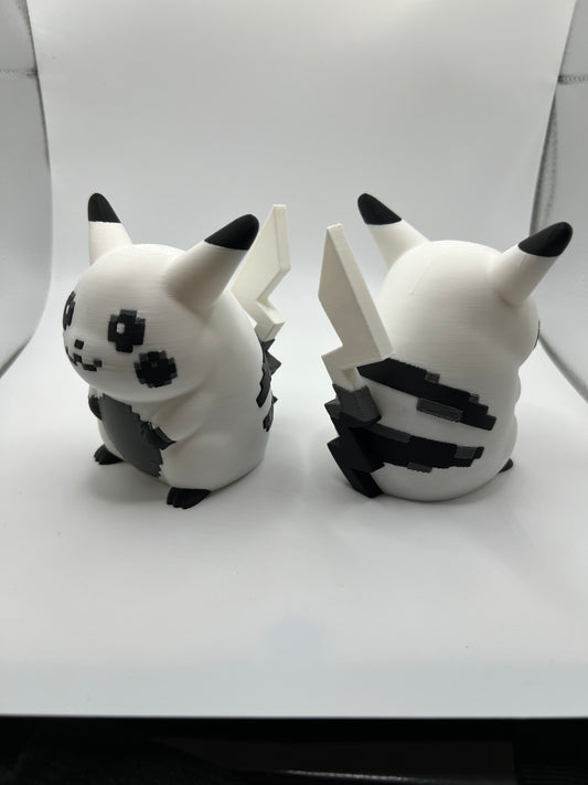 Pixel-chu classic style pikachu 3D Print!