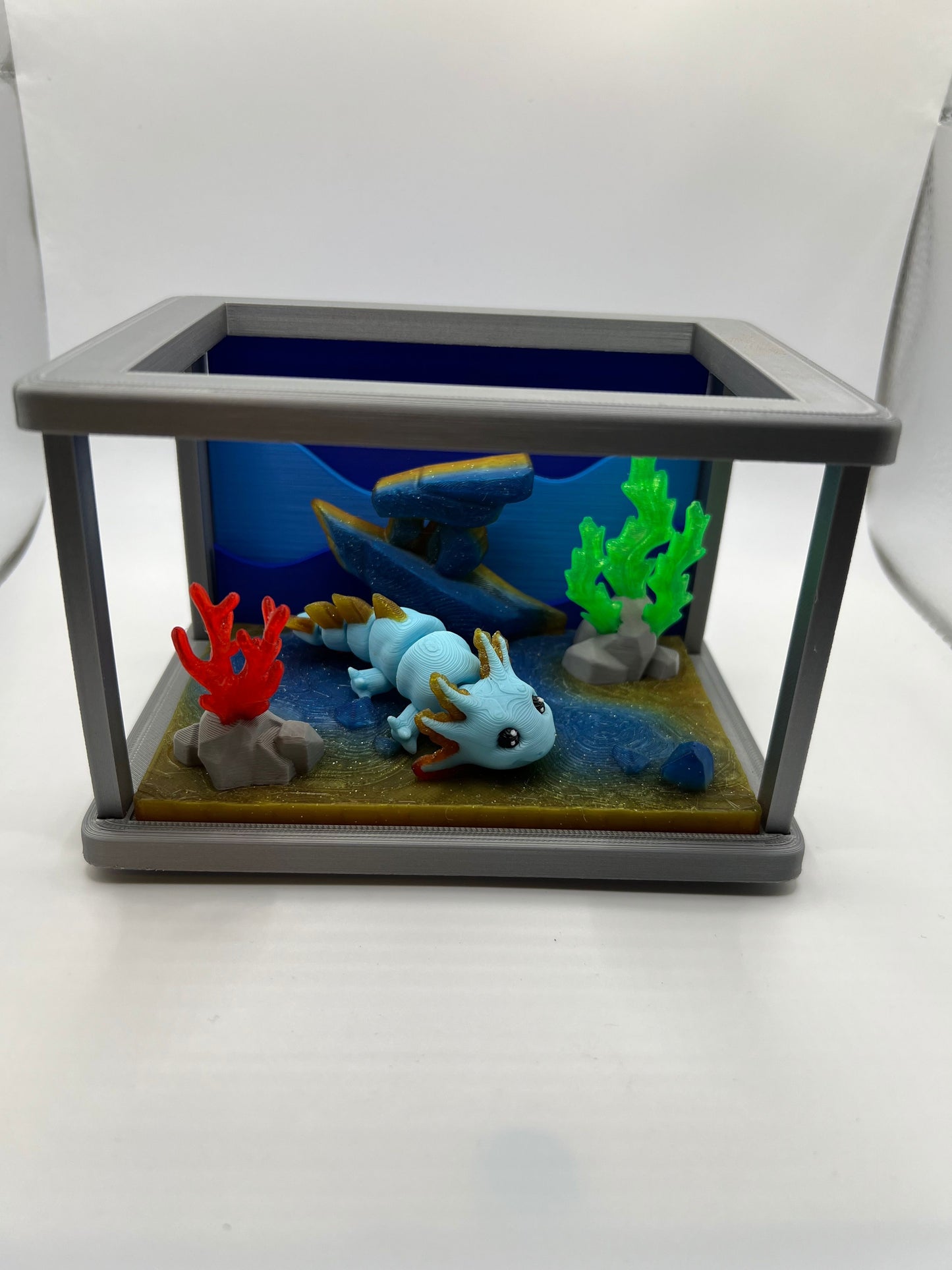 3D Printed Mini Aquarium + Pet!