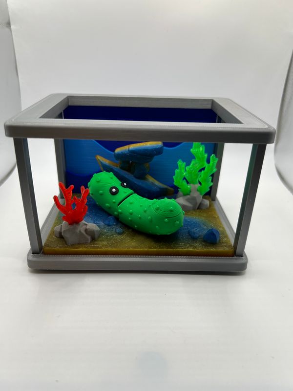 3D Printed Mini Aquarium + Pet!
