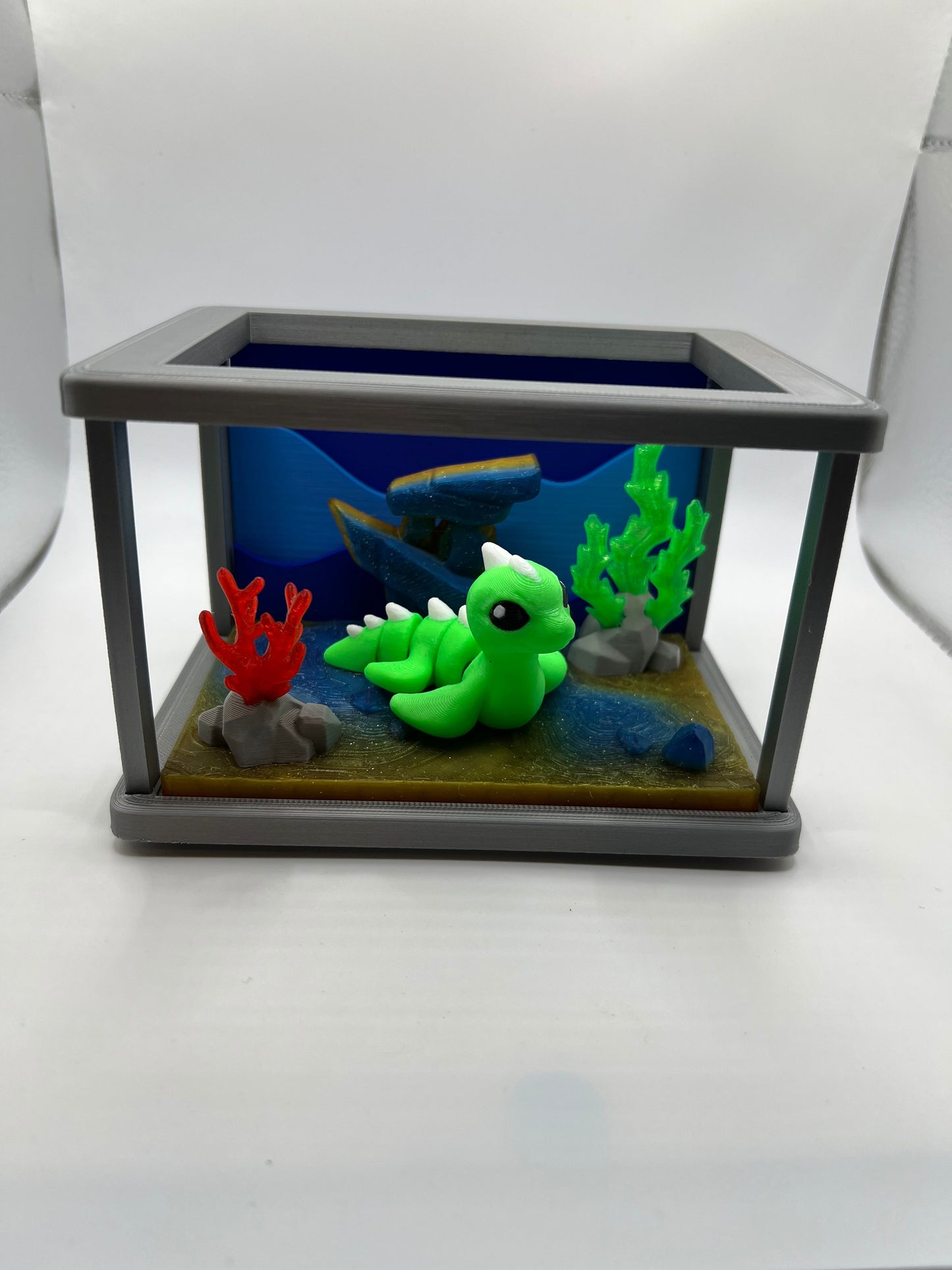 3D Printed Mini Aquarium + Pet!